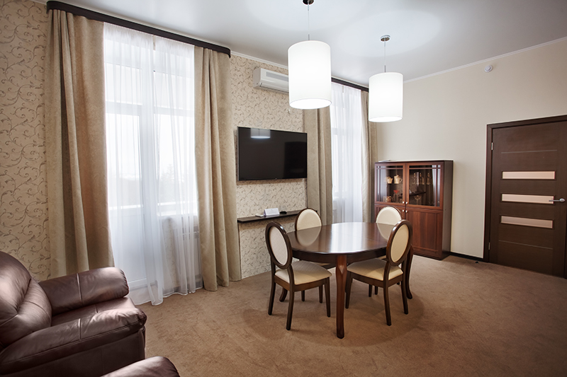 2-мест. 2-комн. СЮИТ ПК, площадь номера 54 м2, питание Люкс